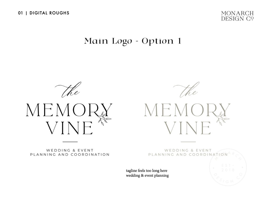 the memory vine main logo