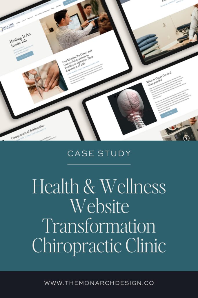 Health & Wellness Website Transformation Chiropractic Clinic