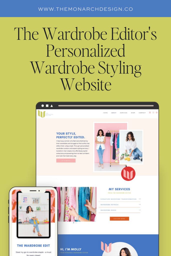 personalized wardrobe styling website